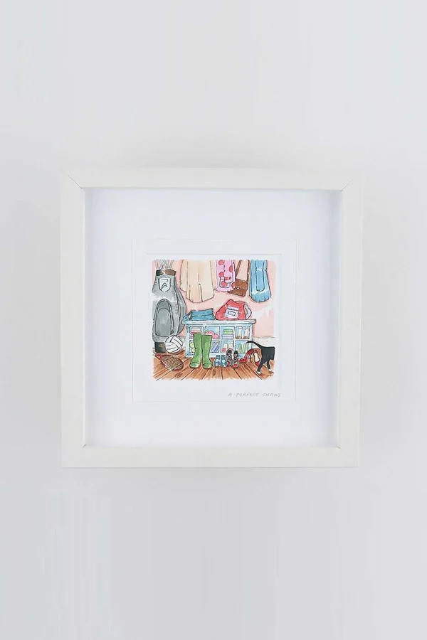 Blue Shoe Gallery A Perfect Chaos Small Framed Art Print* Homeware