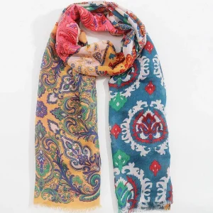 SOUL Accessories Abstract Paisley Scarf In Orange* Accessories