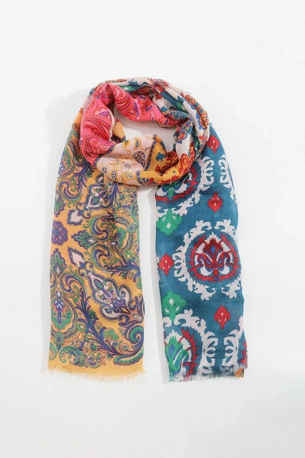 SOUL Accessories Abstract Paisley Scarf In Orange* Accessories