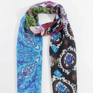 SOUL Accessories Abstract Paisley Scarf In Blue* Accessories