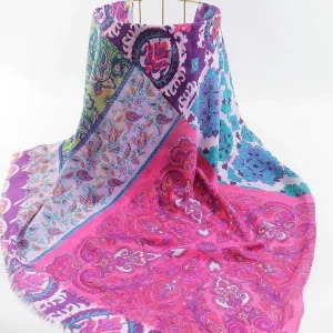 SOUL Accessories Abstract Paisley Scarf In Pink* Accessories