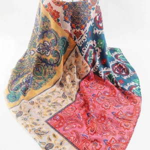 SOUL Accessories Abstract Paisley Scarf In Orange* Accessories