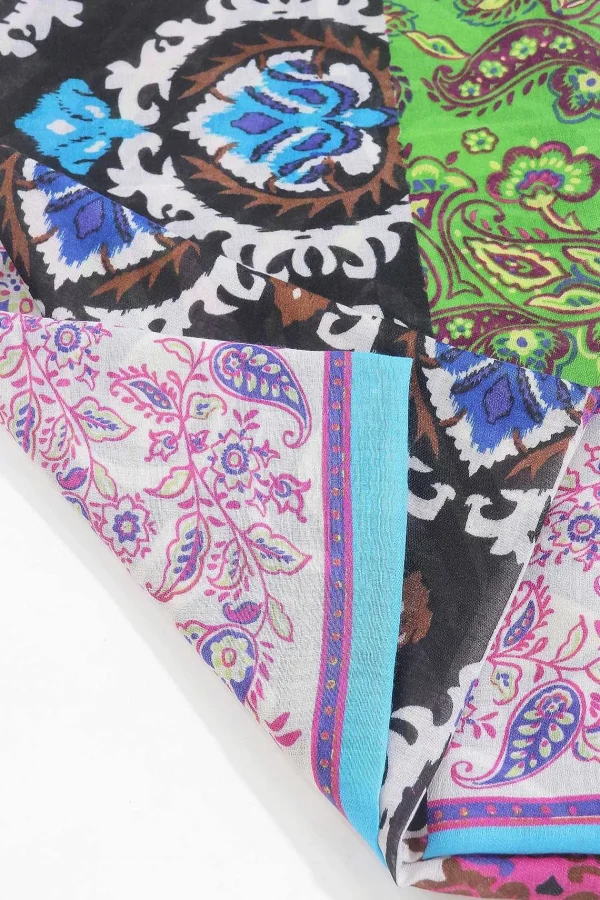 SOUL Accessories Abstract Paisley Scarf In Blue* Accessories