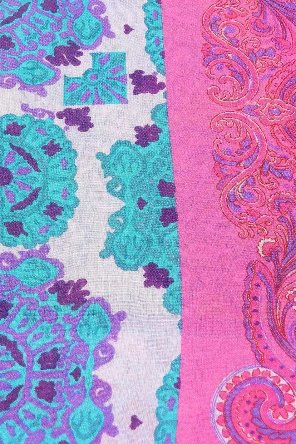 SOUL Accessories Abstract Paisley Scarf In Pink* Accessories