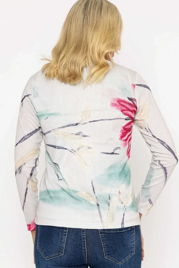 Kalisson Abstract Printed Zip Up Jacket In Multi*Women Coats & Jackets