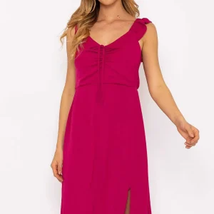 Rowen Avenue Adeline Pink Midi Dress* Sale Dresses