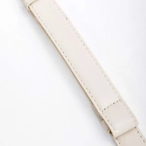 SOUL Accessories Adjustable Gold Clasp Belt In Cream*Women April Edit