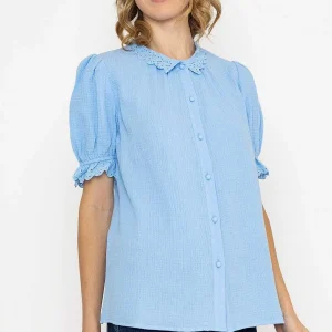 Rowen Avenue Air Flow Blouse In Blue*Women Tops & Blouses