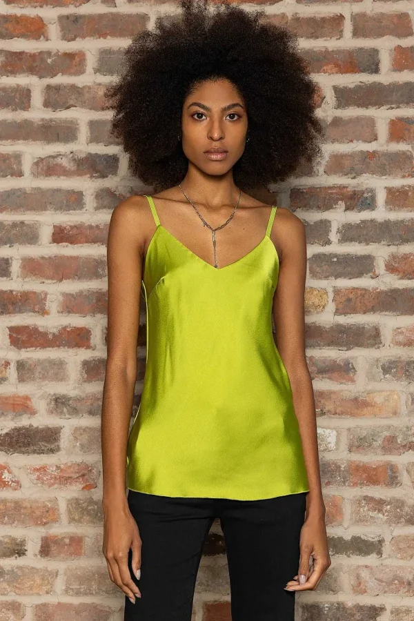 Pala D'oro Sport Alexis Cami Top In Lime*Women Tops & Blouses