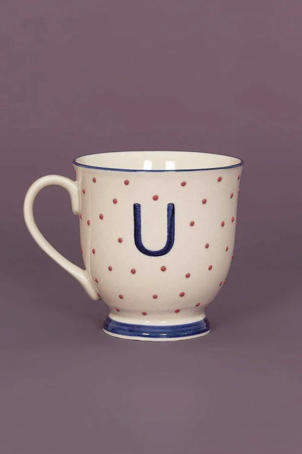 Eclectic Alphabet Mug Dot U* Homeware