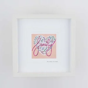 Blue Shoe Gallery Always & Ever Small Framed Art Print* Homeware