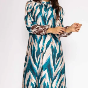 Pala D'oro Amanda Midi Dress In Teal* Sale Dresses