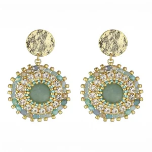 Knight & Day Amazon Gemstone Statement Earrings* Earrings