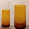 Heritage Amber Glass Hiball Set Of 2* Homeware