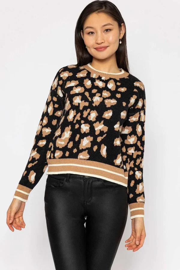 Pala D'oro Animal Knit In Black*Women Jumpers & Cardigans