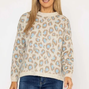 Pala D'oro Animal Knit In Multi Print*Women Jumpers & Cardigans