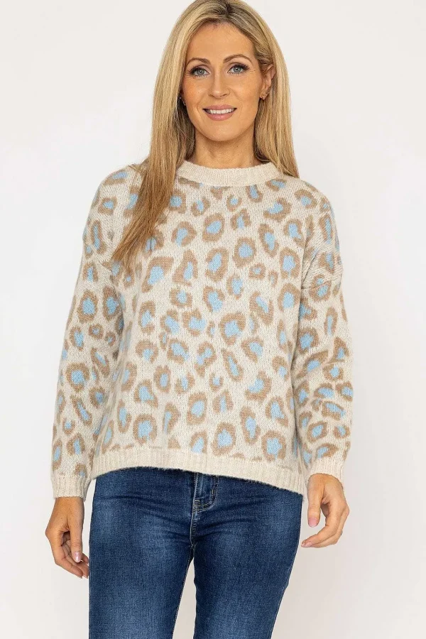 Pala D'oro Animal Knit In Multi Print*Women Jumpers & Cardigans