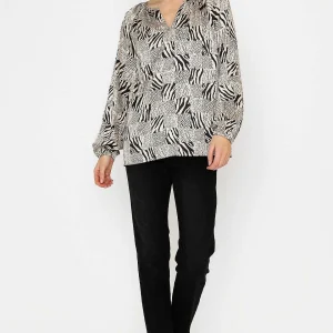 Rowen Avenue Animal Print Blouse*Women Tops & Blouses