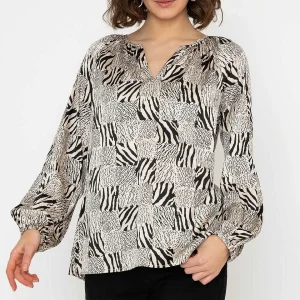 Rowen Avenue Animal Print Blouse*Women Tops & Blouses