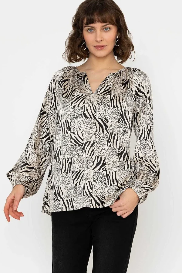 Rowen Avenue Animal Print Blouse*Women Tops & Blouses