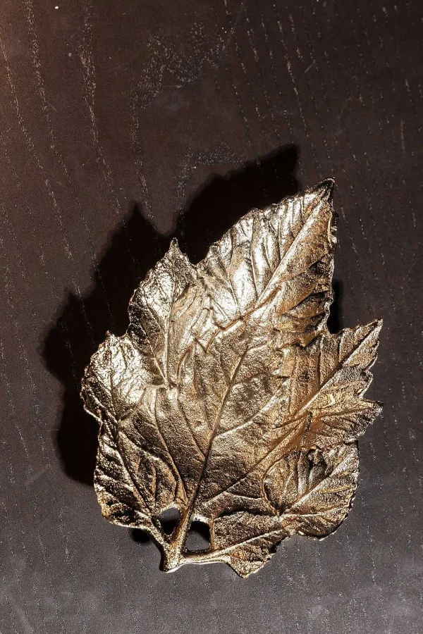 Atticus & Stone Antique Brass Leaf Platter* Homeware