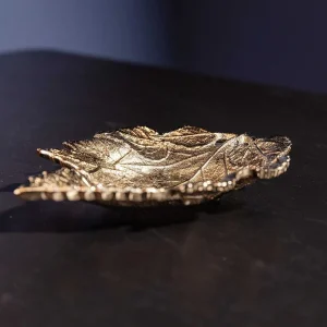 Atticus & Stone Antique Brass Leaf Platter* Homeware