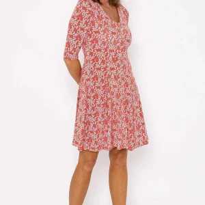 J'aime la Vie Aoife Red Print Dress*Women Classic Fashion