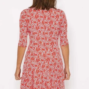 J'aime la Vie Aoife Red Print Dress*Women Classic Fashion