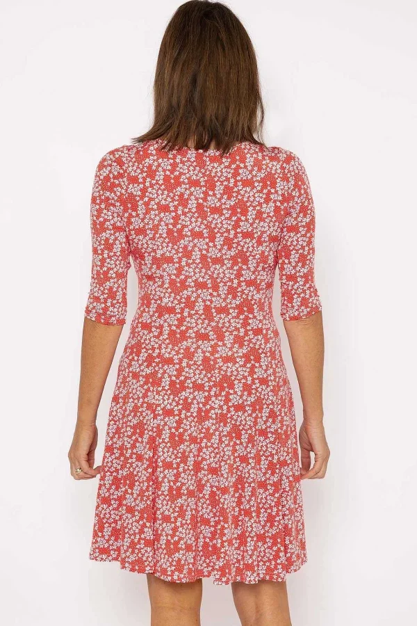 J'aime la Vie Aoife Red Print Dress*Women Classic Fashion