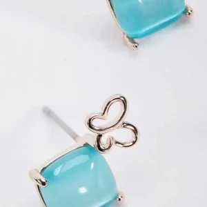 Soul Jewellery Aqua Stone Butterfly Earrings* Earrings