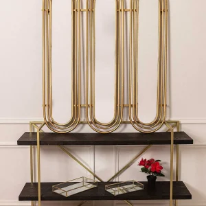 Carraig Donn HOME Art Deco Gold Triple Wall Mirror* Homeware