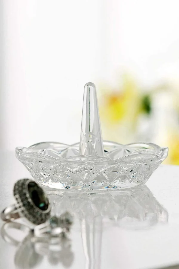 Galway Crystal Ashford Glass Ring Holder* Homeware