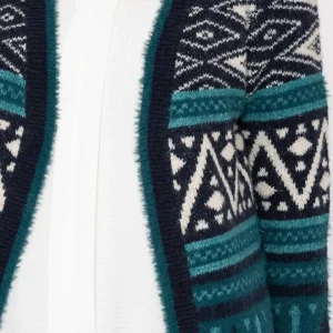 Voulez Vous Aztec Longline Cardigan In Teal*Women Jumpers & Cardigans