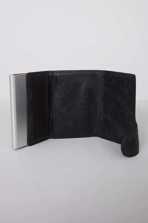 C-Secure Bank Cards Protector Wallet In Blackwood* Accessories