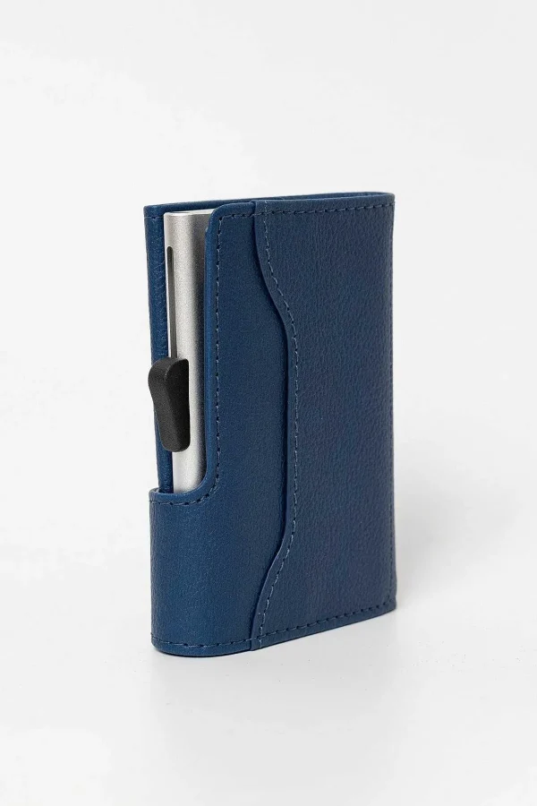 C-Secure Bank Cards Protector Wallet In Navy Blue* Accessories