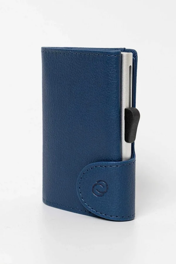 C-Secure Bank Cards Protector Wallet In Navy Blue* Accessories