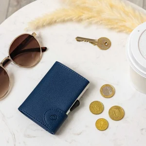 C-Secure Bank Cards Protector Wallet In Navy Blue* Accessories