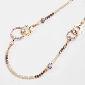 Soul Jewellery Beaded Gold Link Necklace*Women Classic Fashion