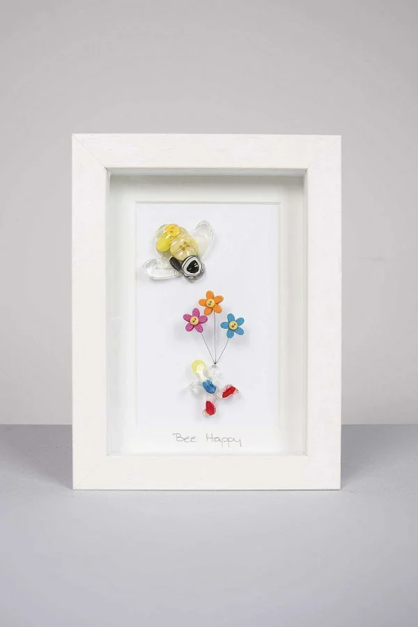 Button Studio Bee Happy Wall Art* Homeware