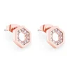 Tipperary Crystal Jewellery Bee Hexagonal Stud Earrings* Boxed Gifts