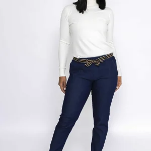 Pala D'oro Belted Jeans In Denim*Women Jeans & Trousers