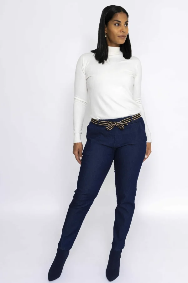 Pala D'oro Belted Jeans In Denim*Women Jeans & Trousers