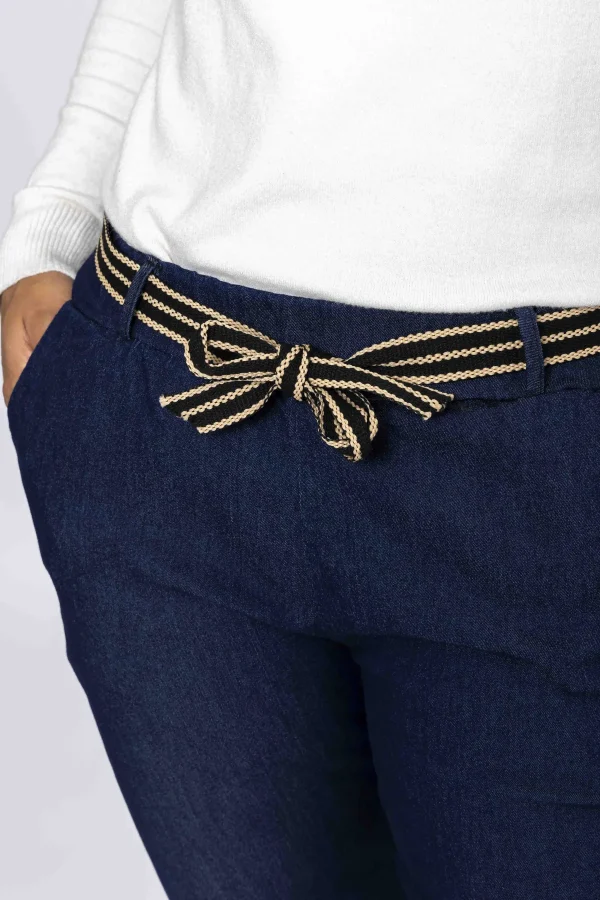 Pala D'oro Belted Jeans In Denim*Women Jeans & Trousers