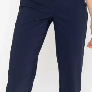 Kelly & Grace Weekend Bengaline Crop Pant In Navy*Women Jeans & Trousers