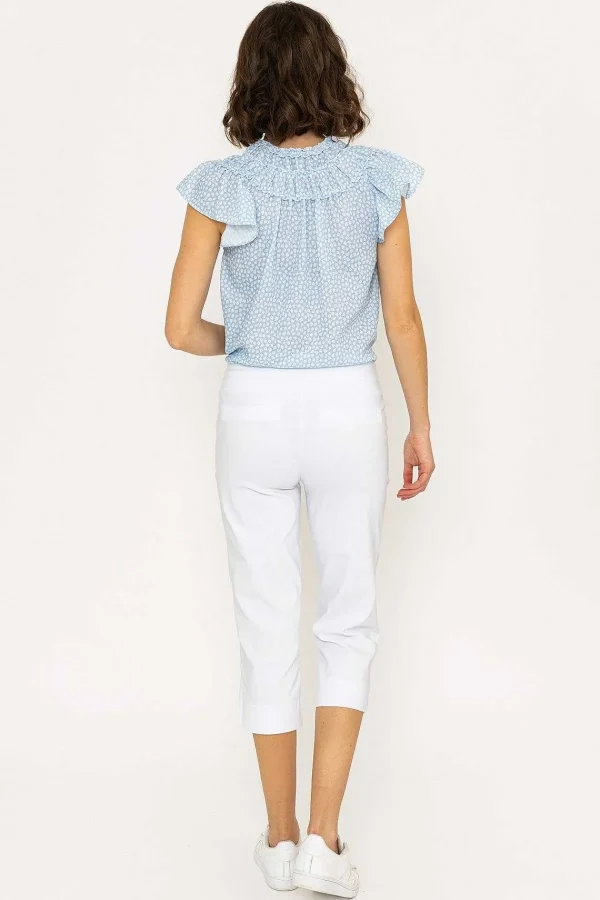 Kelly & Grace Weekend Bengaline Crop Pant In White*Women Jeans & Trousers