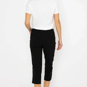 Kelly & Grace Weekend Bengaline Crop Pants In Black*Women Jeans & Trousers