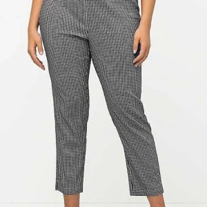 Ulla Popken Bengaline Pants In Check Print*Women Jeans & Trousers