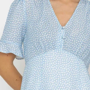 Rowen Avenue Betty Midi Dress In Light Blue Print*Women Dresses & Jumpsuits