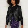 Pala D'oro Sport Biker Jacket In Black*Women Coats & Jackets