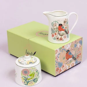 Tipperary Crystal Gift Birdy Greenfinch Sugar & Cream Set* Homeware